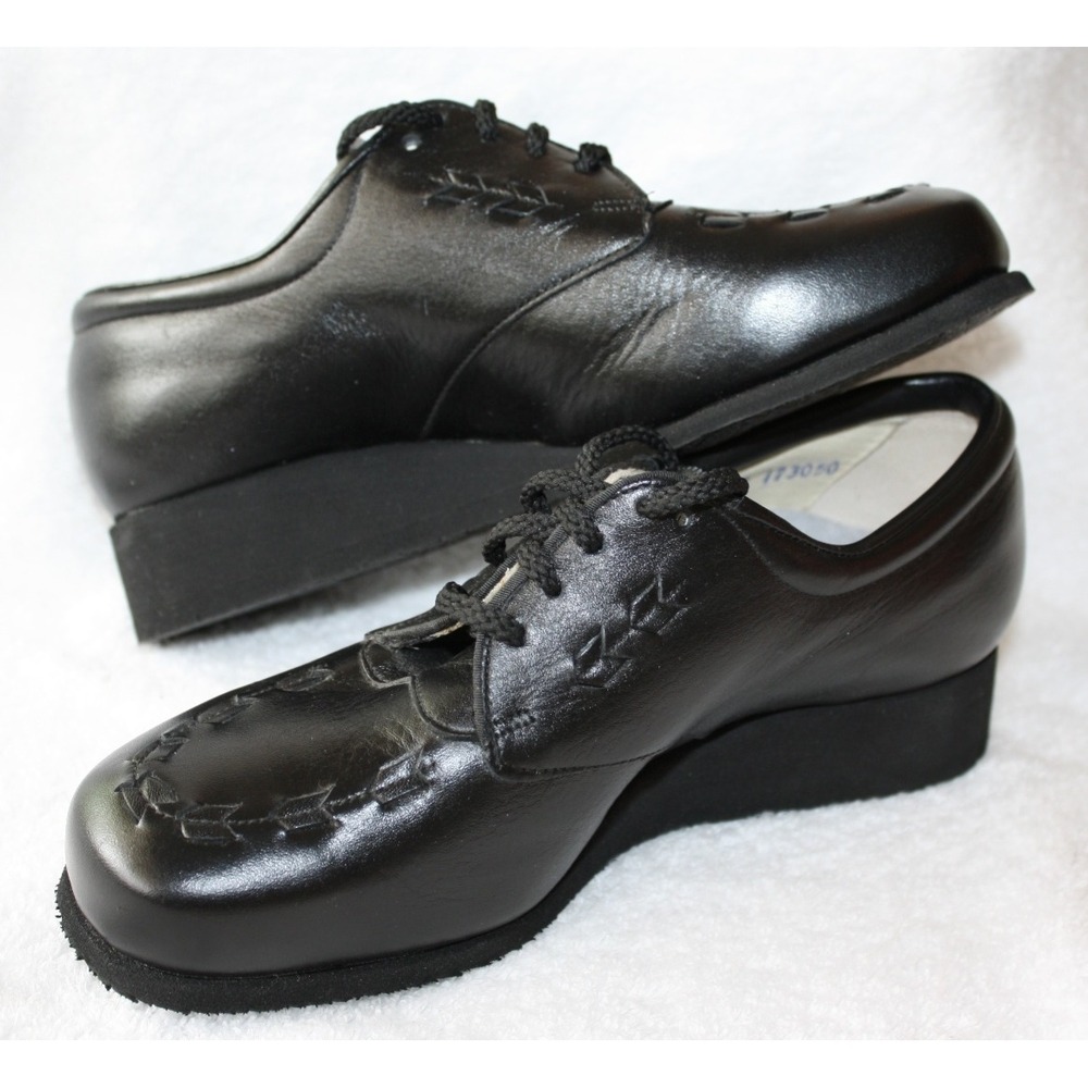 PW Minor Oxford Shoe Women 5 EE Wide Extra Depth Orthotic Orthopedic Diabetic